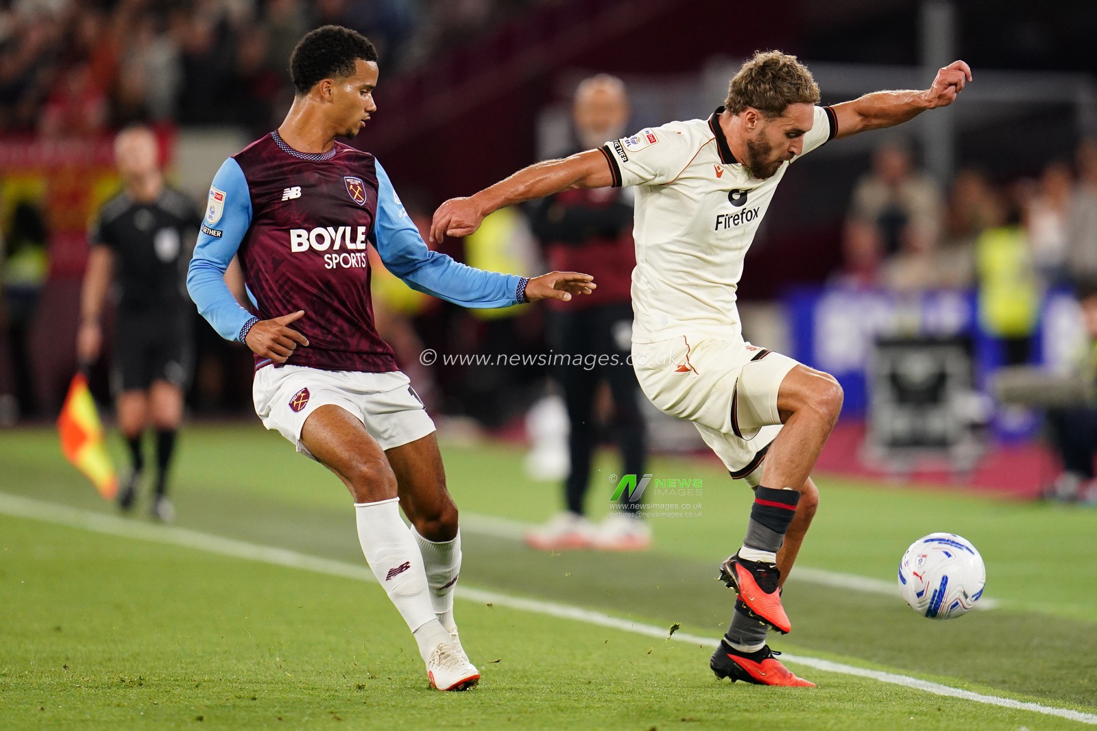 during the Sky Bet Championship match West Ham United vs Wrexham at London Stadium, London, United Kingdom on 11 September 2026

(Photo by Harvey Murphy/News Images)