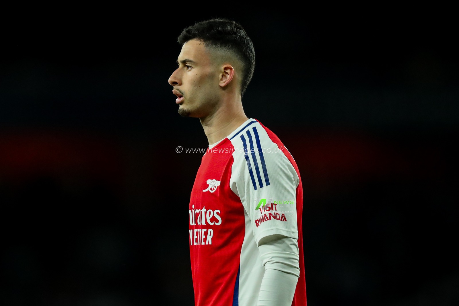 Gabriel Martinelli of Arsenal looks on during the UEFA Champions League Quarter-finals match Arsenal vs Real Madrid at Emirates Stadium, London, United Kingdom, 8th April 2025

(Photo by Izzy Poles/News Images)