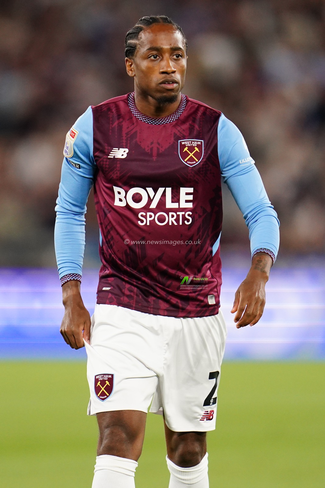 Kyle Walker-Peters of West Ham United during the Sky Bet Championship match West Ham United vs Wrexham at London Stadium, London, United Kingdom on 11 September 2026

(Photo by Harvey Murphy/News Images)