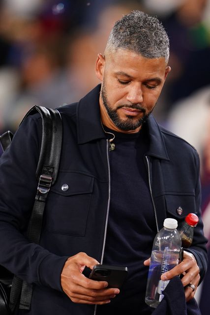 Ex footballer and pundit Jobi McAnuff ahead of kick off during the Sky Bet Championship match West Ham United vs Wrexham at London Stadium, London, United Kingdom on 11 September 2026

(Photo by Harvey Murphy/News Images)
