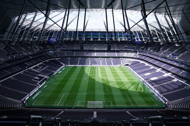 General view of the Tottenham Hotspur stadium ahead of kick off during the Premier League match Tottenham Hotspur vs Everton at Tottenham Hotspur Stadium, London, United Kingdom on 12 September 2026

(Photo by Harvey Murphy/News Images)