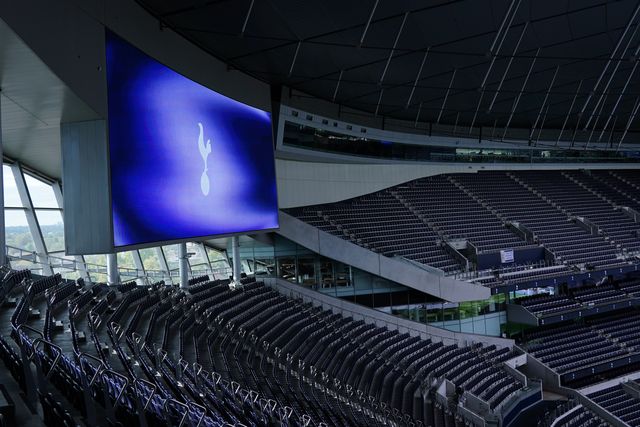General view of the Tottenham Hotspur Stadium ahead of kick off during the Premier League match Tottenham Hotspur vs Everton at Tottenham Hotspur Stadium, London, United Kingdom on 12 September 2026

(Photo by Harvey Murphy/News Images)