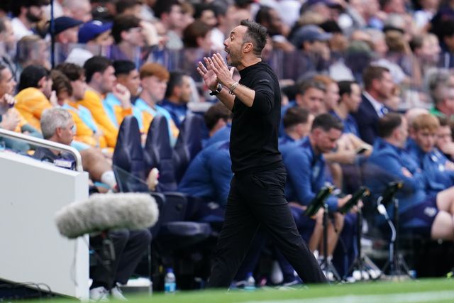 Roberto De Zerbi manager of Tottenham Hotspur during the Premier League match Tottenham Hotspur vs Everton at Tottenham Hotspur Stadium, London, United Kingdom on 12 September 2026

(Photo by Harvey Murphy/News Images)