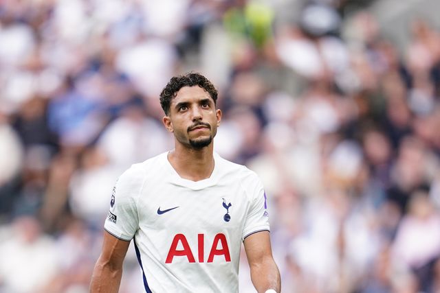 Omar Marmoush of Tottenham Hotspur during the Premier League match Tottenham Hotspur vs Everton at Tottenham Hotspur Stadium, London, United Kingdom on 12 September 2026

(Photo by Harvey Murphy/News Images)