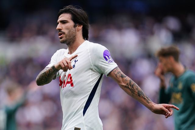 Sandro Tonali of Tottenham Hotspur during the Premier League match Tottenham Hotspur vs Everton at Tottenham Hotspur Stadium, London, United Kingdom on 12 September 2026

(Photo by Harvey Murphy/News Images)
