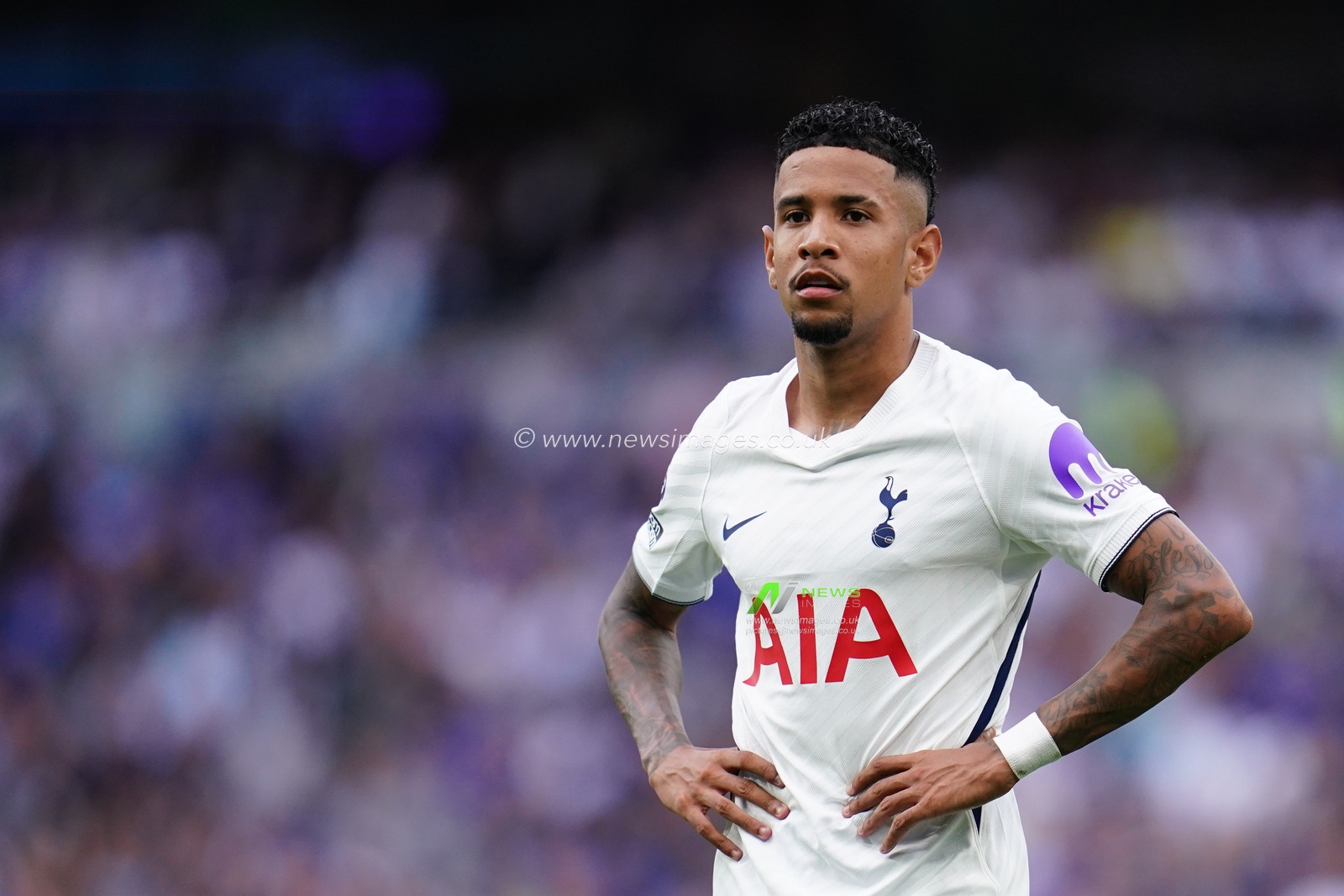 Savio of Tottenham Hotspur during the Premier League match Tottenham Hotspur vs Everton at Tottenham Hotspur Stadium, London, United Kingdom on 12 September 2026

(Photo by Harvey Murphy/News Images)