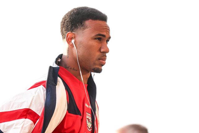 Gabriel of Arsenal arrives during the Premier League match Sunderland vs Arsenal at Stadium Of Light, Sunderland, United Kingdom on 12 September 2026

(Photo by Alfie Cosgrove/News Images)