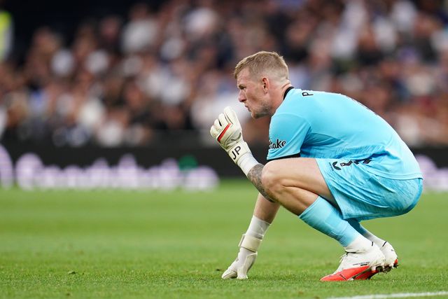 Everton goalkeeper Jordan Pickford during the Premier League match Tottenham Hotspur vs Everton at Tottenham Hotspur Stadium, London, United Kingdom on 12 September 2026

(Photo by Harvey Murphy/News Images)