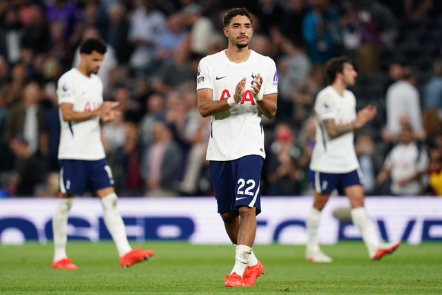 Omar Marmoush of Tottenham Hotspur at full time during the Premier League match Tottenham Hotspur vs Everton at Tottenham Hotspur Stadium, London, United Kingdom on 12 September 2026

(Photo by Harvey Murphy/News Images)