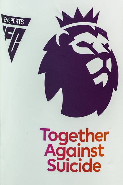 The Premier League ‘Together against suicide’ during the Premier League match Sunderland vs Arsenal at Stadium Of Light, Sunderland, United Kingdom on 12 September 2026

(Photo by Alfie Cosgrove/News Images)