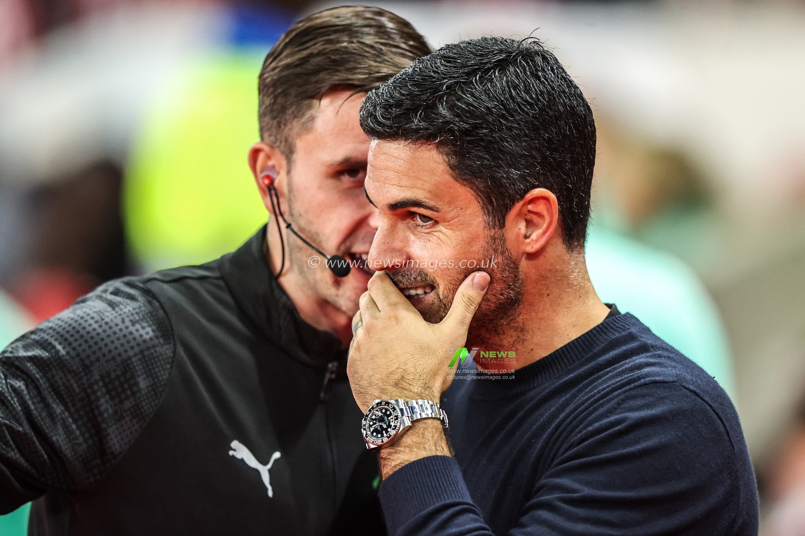 Mikel Arteta manager of Arsenal during the Premier League match Sunderland vs Arsenal at Stadium Of Light, Sunderland, United Kingdom on 12 September 2026

(Photo by Alfie Cosgrove/News Images)