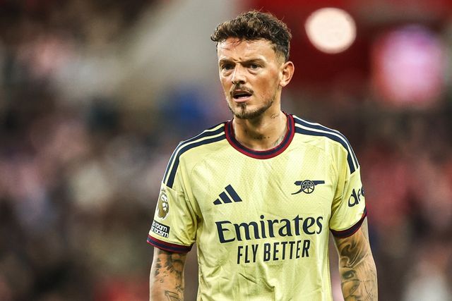 Ben White of Arsenal during the Premier League match Sunderland vs Arsenal at Stadium Of Light, Sunderland, United Kingdom on 12 September 2026

(Photo by Alfie Cosgrove/News Images)