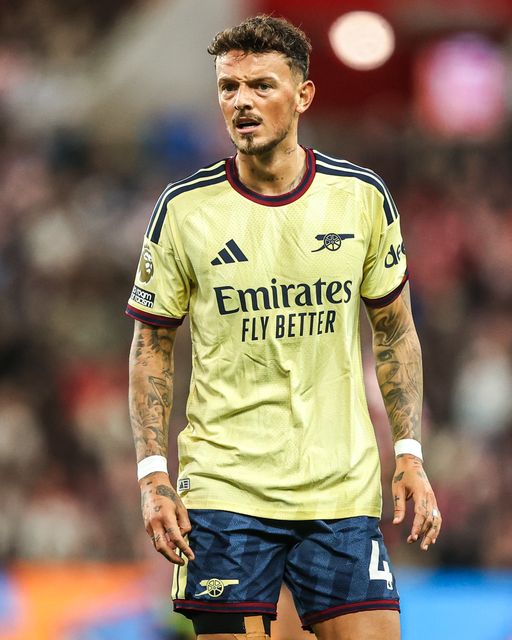 Ben White of Arsenal during the Premier League match Sunderland vs Arsenal at Stadium Of Light, Sunderland, United Kingdom on 12 September 2026

(Photo by Alfie Cosgrove/News Images)