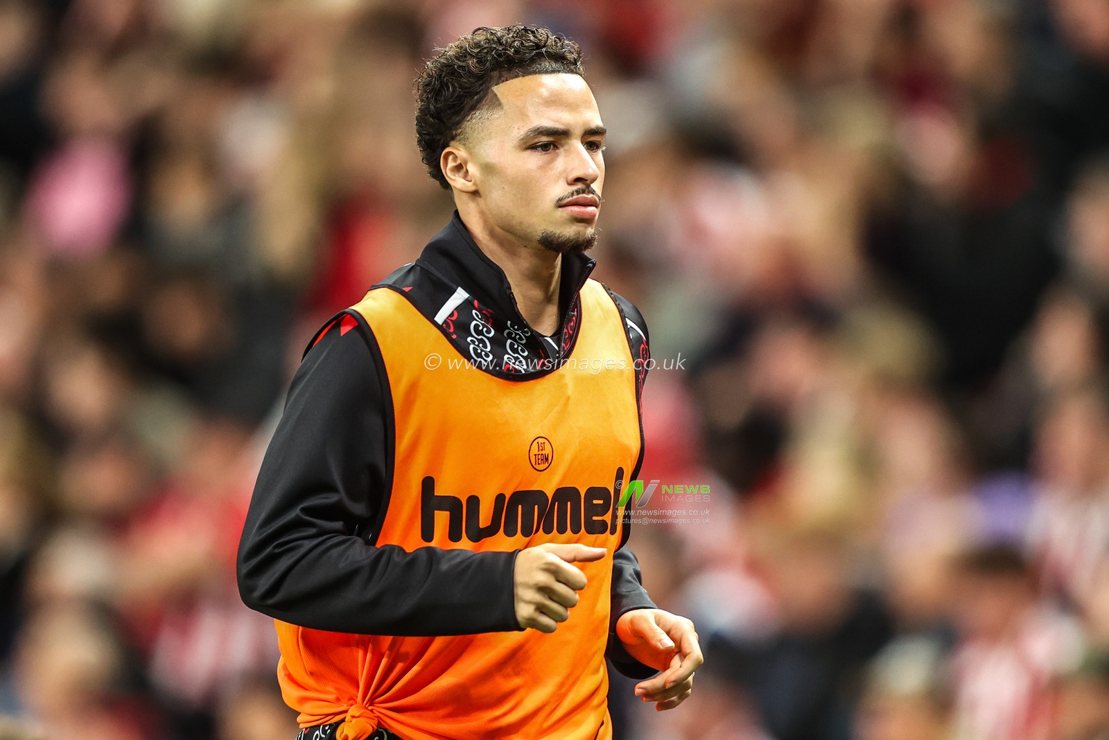 Chemsdine Talbi of Sunderland during the Premier League match Sunderland vs Arsenal at Stadium Of Light, Sunderland, United Kingdom on 12 September 2026

(Photo by Alfie Cosgrove/News Images)