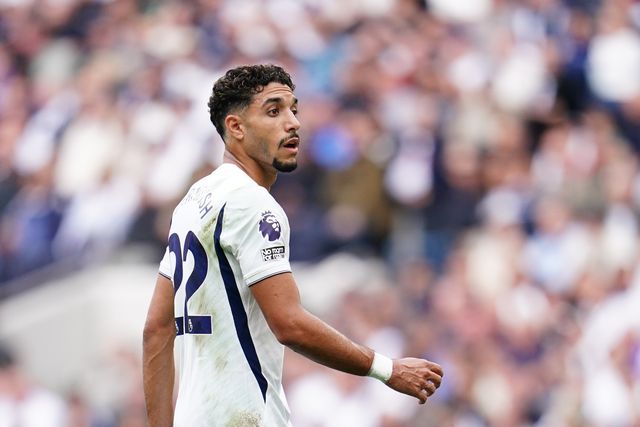 Omar Marmoush of Tottenham Hotspur during the Premier League match Tottenham Hotspur vs Everton at Tottenham Hotspur Stadium, London, United Kingdom on 12 September 2026

(Photo by Harvey Murphy/News Images)