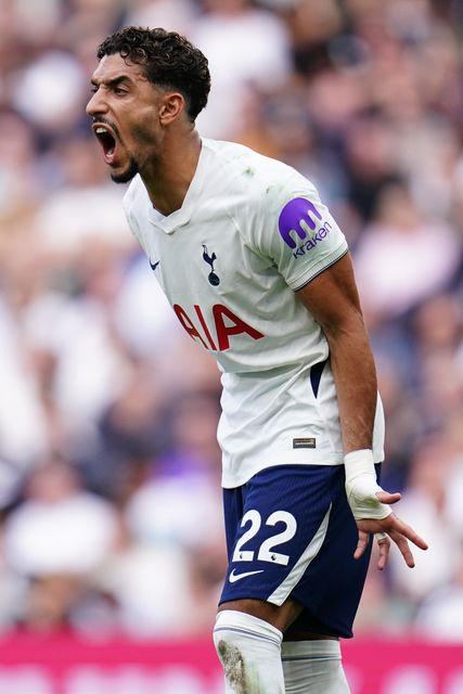 Omar Marmoush of Tottenham Hotspur during the Premier League match Tottenham Hotspur vs Everton at Tottenham Hotspur Stadium, London, United Kingdom on 12 September 2026

(Photo by Harvey Murphy/News Images)