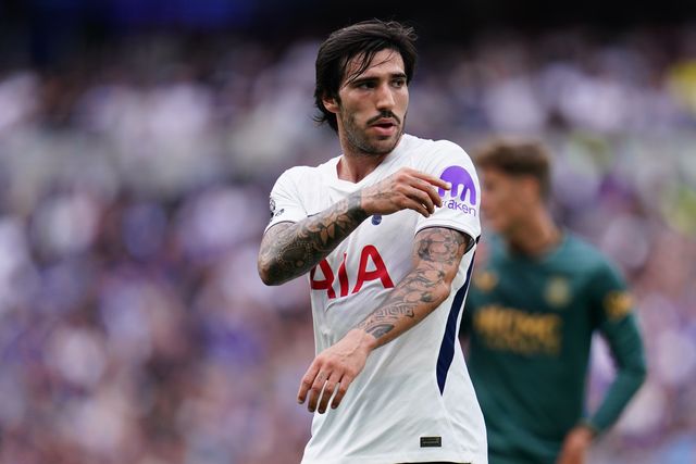 Sandro Tonali of Tottenham Hotspur during the Premier League match Tottenham Hotspur vs Everton at Tottenham Hotspur Stadium, London, United Kingdom on 12 September 2026

(Photo by Harvey Murphy/News Images)