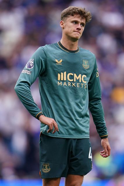Harrison Armstrong of Everton during the Premier League match Tottenham Hotspur vs Everton at Tottenham Hotspur Stadium, London, United Kingdom on 12 September 2026

(Photo by Harvey Murphy/News Images)