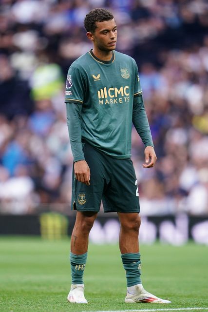 Brennan Johnson of Everton during the Premier League match Tottenham Hotspur vs Everton at Tottenham Hotspur Stadium, London, United Kingdom on 12 September 2026

(Photo by Harvey Murphy/News Images)