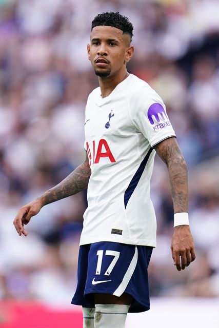 Savio of Tottenham Hotspur during the Premier League match Tottenham Hotspur vs Everton at Tottenham Hotspur Stadium, London, United Kingdom on 12 September 2026

(Photo by Harvey Murphy/News Images)