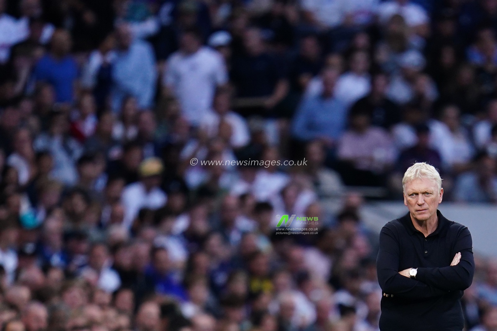 David Moyes manager of Everton during the Premier League match Tottenham Hotspur vs Everton at Tottenham Hotspur Stadium, London, United Kingdom on 12 September 2026

(Photo by Harvey Murphy/News Images)