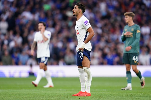 Omar Marmoush of Tottenham Hotspur during the Premier League match Tottenham Hotspur vs Everton at Tottenham Hotspur Stadium, London, United Kingdom on 12 September 2026

(Photo by Harvey Murphy/News Images)