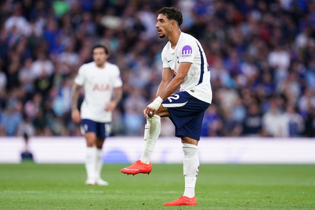 Omar Marmoush of Tottenham Hotspur during the Premier League match Tottenham Hotspur vs Everton at Tottenham Hotspur Stadium, London, United Kingdom on 12 September 2026

(Photo by Harvey Murphy/News Images)
