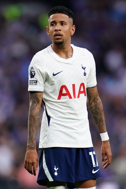 Savio of Tottenham Hotspur during the Premier League match Tottenham Hotspur vs Everton at Tottenham Hotspur Stadium, London, United Kingdom on 12 September 2026

(Photo by Harvey Murphy/News Images)