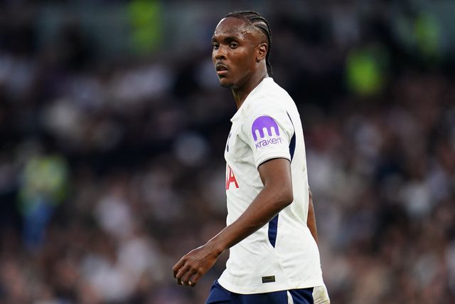 Mathys Tel of Tottenham Hotspur during the Premier League match Tottenham Hotspur vs Everton at Tottenham Hotspur Stadium, London, United Kingdom on 12 September 2026

(Photo by Harvey Murphy/News Images)