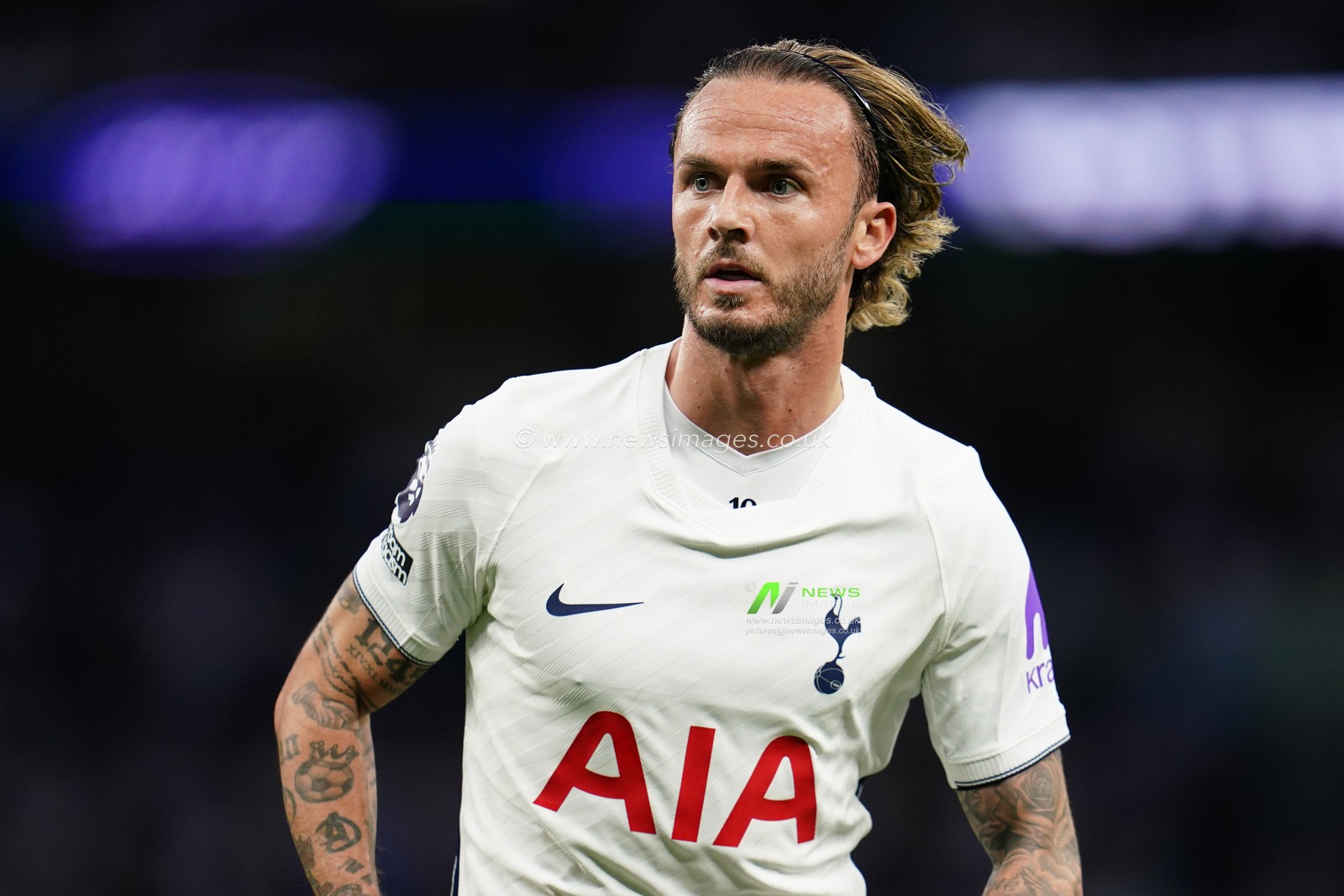 James Maddison of Tottenham Hotspur during the Premier League match Tottenham Hotspur vs Everton at Tottenham Hotspur Stadium, London, United Kingdom on 12 September 2026

(Photo by Harvey Murphy/News Images)