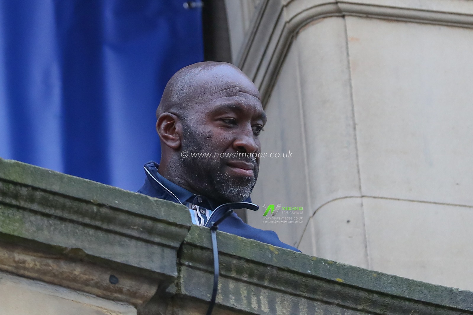 Darren Moore manager of Sheffield Wednesday interacts with the fans as Sheffield Wednesday celebrate promotion in the City at Sheffield City Centre, Sheffield, United Kingdom, 31st May 2023

(Photo by Gareth Evans/News Images)