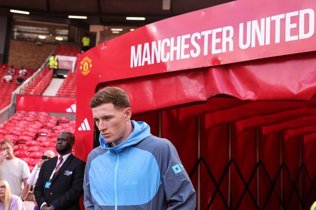 Elliot Anderson of Manchester City arrives during the Premier League match Manchester United vs Manchester City at Old Trafford, Manchester, United Kingdom on 13 September 2026

(Photo by Mark Cosgrove/News Images)