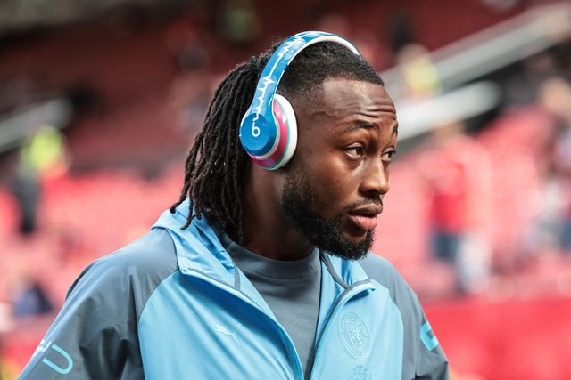 Antoine Semenyo of Manchester City arrives during the Premier League match Manchester United vs Manchester City at Old Trafford, Manchester, United Kingdom on 13 September 2026

(Photo by Mark Cosgrove/News Images)