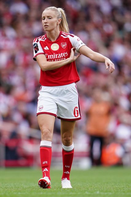 Leah Williamson of Arsenal during the Women's Super League match Arsenal vs Crystal Palace at Emirates, London, United Kingdom on 13 September 2026

(Photo by Harvey Murphy/News Images)