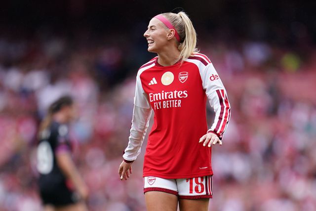 Chloe Kelly of Arsenal during the Women's Super League match Arsenal vs Crystal Palace at Emirates, London, United Kingdom on 13 September 2026

(Photo by Harvey Murphy/News Images)