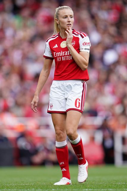 Leah Williamson of Arsenal during the Women's Super League match Arsenal vs Crystal Palace at Emirates, London, United Kingdom on 13 September 2026

(Photo by Harvey Murphy/News Images)