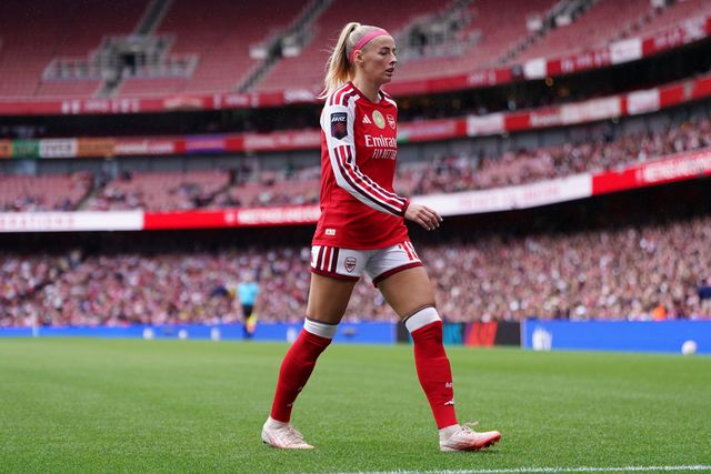 Chloe Kelly of Arsenal during the Women's Super League match Arsenal vs Crystal Palace at Emirates, London, United Kingdom on 13 September 2026

(Photo by Harvey Murphy/News Images)
