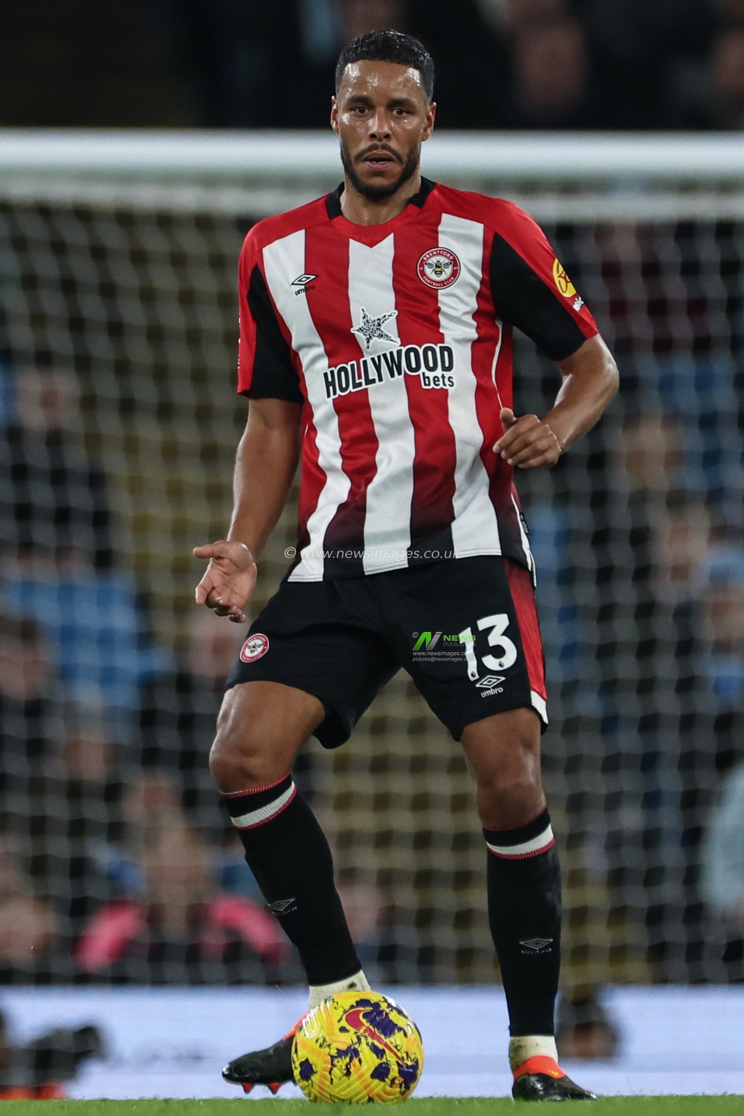Mathias Zanka JÃ¸rgensen of Brentford during the Premier League match Manchester City vs Brentford at Etihad Stadium, Manchester, United Kingdom, 20th February 2024

(Photo by Mark Cosgrove/News Images)