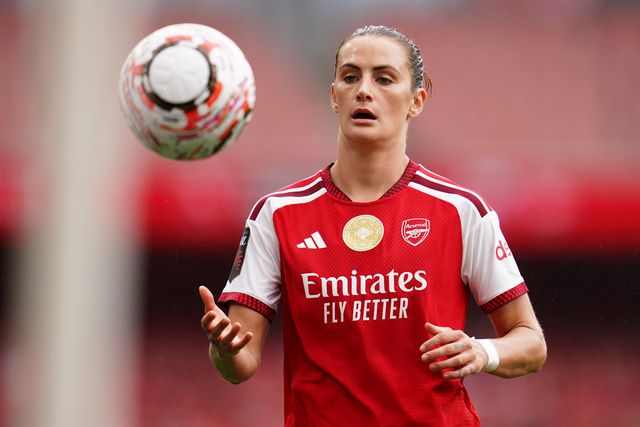 Emily Fox of Arsenal during the Women's Super League match Arsenal vs Crystal Palace at Emirates, London, United Kingdom on 13 September 2026

(Photo by Harvey Murphy/News Images)