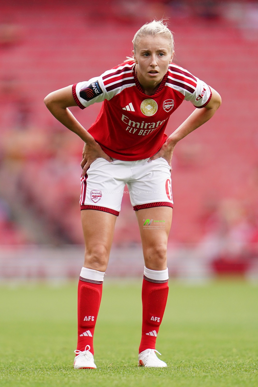 Leah Williamson of Arsenal during the Women's Super League match Arsenal vs Crystal Palace at Emirates, London, United Kingdom on 13 September 2026

(Photo by Harvey Murphy/News Images)