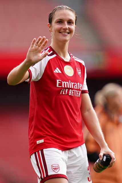 Lotte Wubben-Moy of Arsenal at full time during the Women's Super League match Arsenal vs Crystal Palace at Emirates, London, United Kingdom on 13 September 2026

(Photo by Harvey Murphy/News Images)