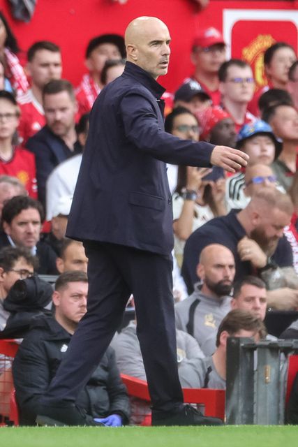 Enzo Maresca manager of Manchester City reacts in the technical area during the Premier League match Manchester United vs Manchester City at Old Trafford, Manchester, United Kingdom on 13 September 2026

(Photo by Mark Cosgrove/News Images)