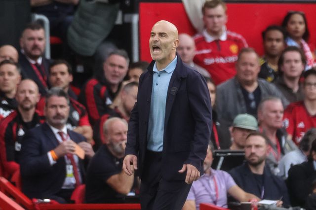 Enzo Maresca manager of Manchester City reacts in the technical area during the Premier League match Manchester United vs Manchester City at Old Trafford, Manchester, United Kingdom on 13 September 2026

(Photo by Mark Cosgrove/News Images)