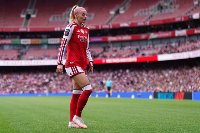 Chloe Kelly of Arsenal during the Women's Super League match Arsenal vs Crystal Palace at Emirates, London, United Kingdom on 13 September 2026

(Photo by Harvey Murphy/News Images)
