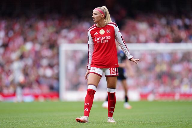 Chloe Kelly of Arsenal during the Women's Super League match Arsenal vs Crystal Palace at Emirates, London, United Kingdom on 13 September 2026

(Photo by Harvey Murphy/News Images)