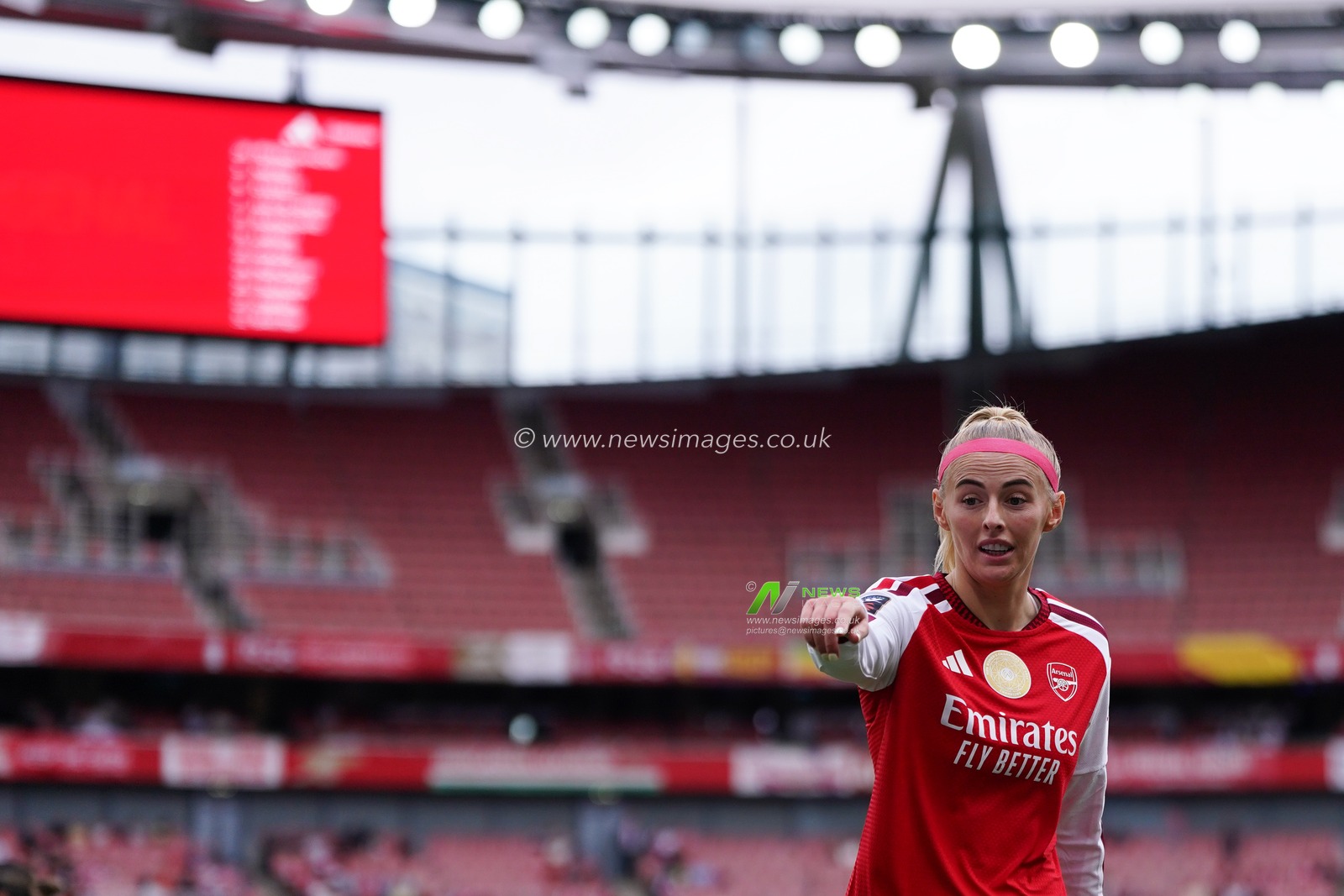 Chloe Kelly of Arsenal during the Women's Super League match Arsenal vs Crystal Palace at Emirates, London, United Kingdom on 13 September 2026

(Photo by Harvey Murphy/News Images)