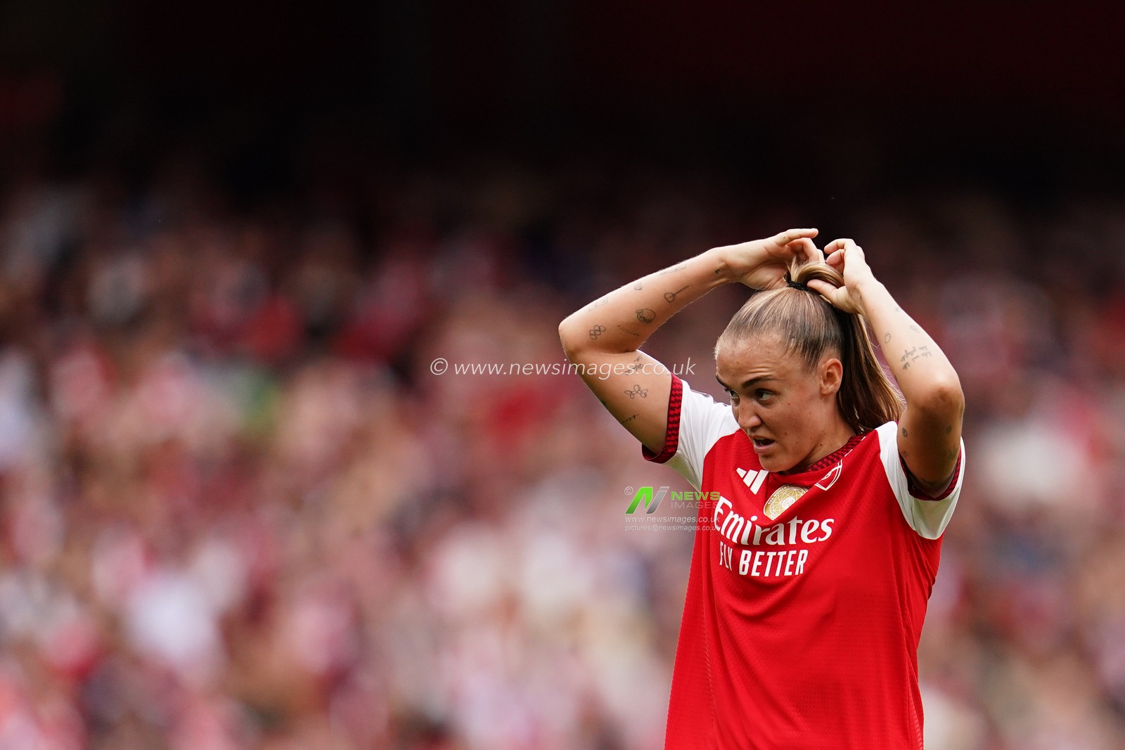 Georgia Stanway of Arsenal during the Women's Super League match Arsenal vs Crystal Palace at Emirates, London, United Kingdom on 13 September 2026

(Photo by Harvey Murphy/News Images)
