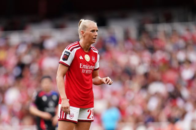 Stina Blackstenius of Arsenal during the Women's Super League match Arsenal vs Crystal Palace at Emirates, London, United Kingdom on 13 September 2026

(Photo by Harvey Murphy/News Images)