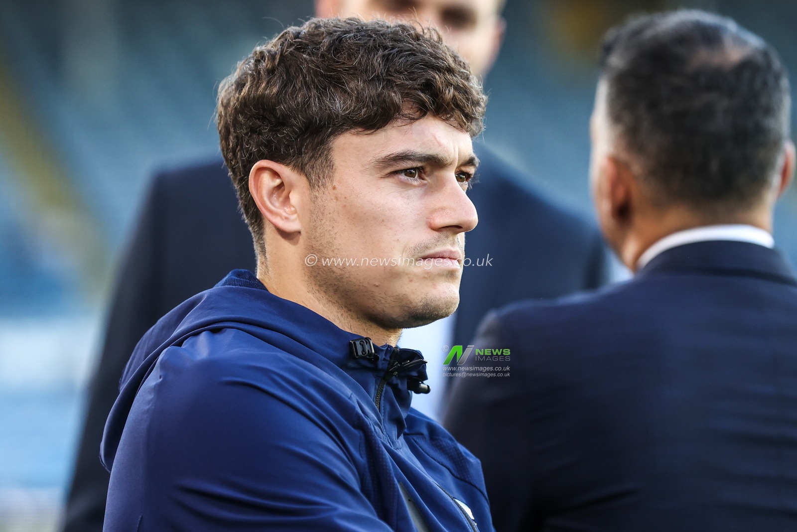 Daniel James of Leeds United arrives during the Premier League match Leeds United vs Newcastle Untied at Elland Road, Leeds, United Kingdom on 14 September 2026

(Photo by Alfie Cosgrove/News Images)