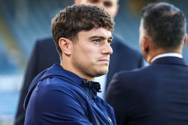 Daniel James of Leeds United arrives during the Premier League match Leeds United vs Newcastle Untied at Elland Road, Leeds, United Kingdom on 14 September 2026

(Photo by Alfie Cosgrove/News Images)